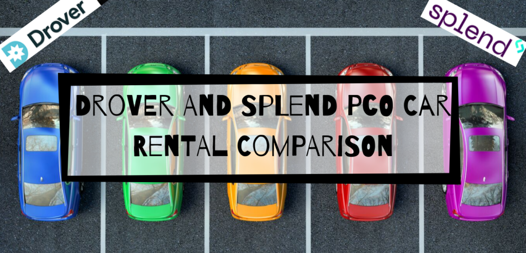 Drover And Splend PCO Car Rental Comparison